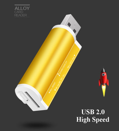 2 PCS Multi All in 1 USB 2.0 Micro SD SDHC TF M2 MMC MS PRO DUO เครื่องอ่านการ์ดหน่วยความจำ