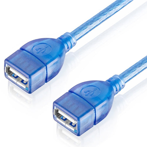 สาย USB 2.0 ประเภท A หญิงถึงหญิง AF/AF ความยาว: 30 ซม, USB AF, 30cm (Blue)