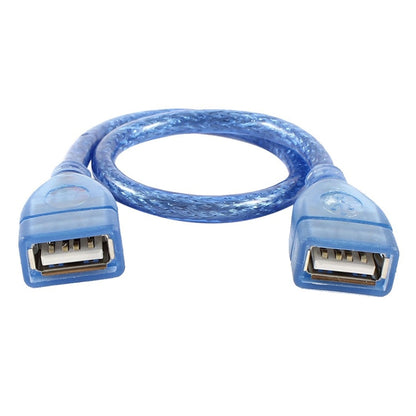 สาย USB 2.0 ประเภท A หญิงถึงหญิง AF/AF ความยาว: 30 ซม, USB AF, 30cm (Blue)