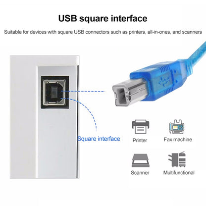 สายเคเบิลข้อมูลเครื่องพิมพ์ USB 1.1 AM ถึง BM ความยาว: 1.8 ม