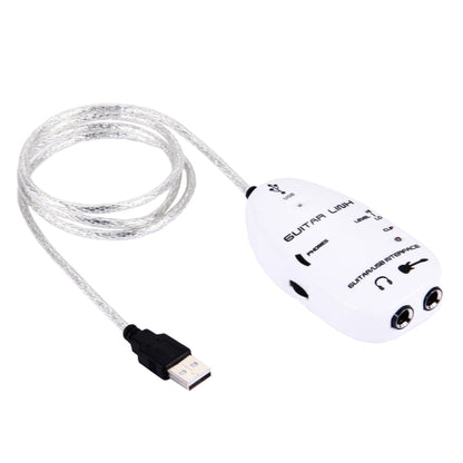 อินเทอร์เฟซ USB Guitar Link Cable การบันทึก PC / MAC, USB Interface Guitar Link Cable (Black), USB Interface Guitar Link Cable (White)