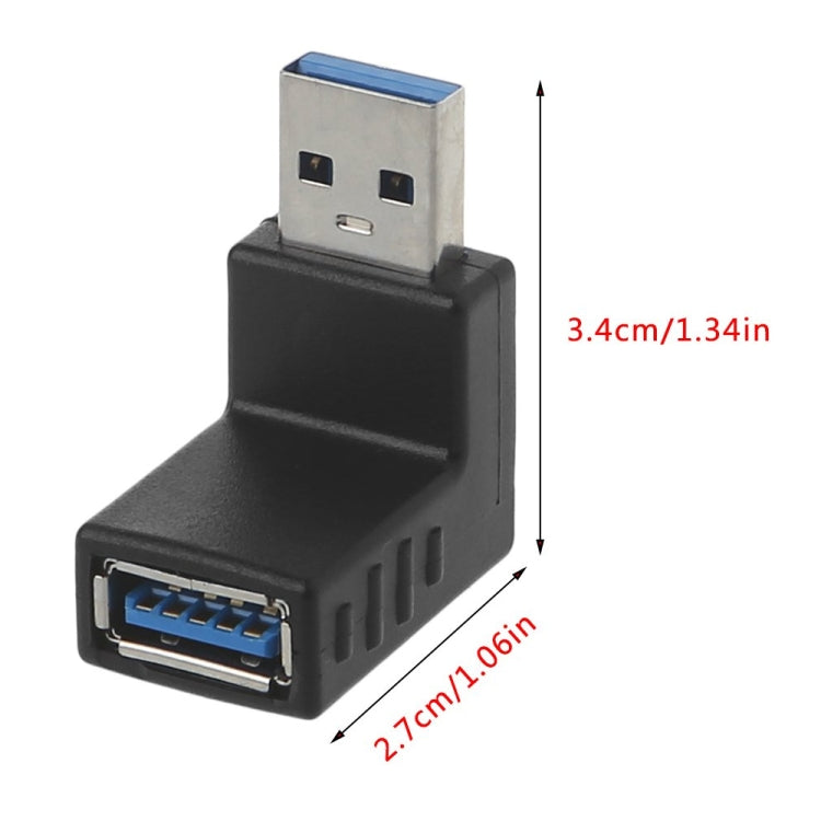อะแดปเตอร์ USB 3.0 AM เป็น USB 3.0 AF, Down Angle AM to AF