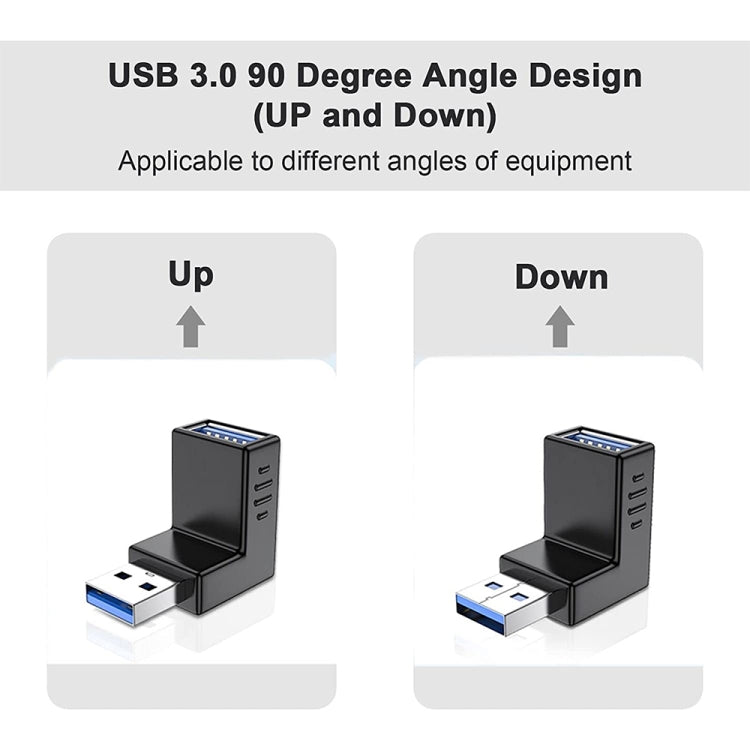 อะแดปเตอร์ USB 3.0 AM เป็น USB 3.0 AF, Down Angle AM to AF