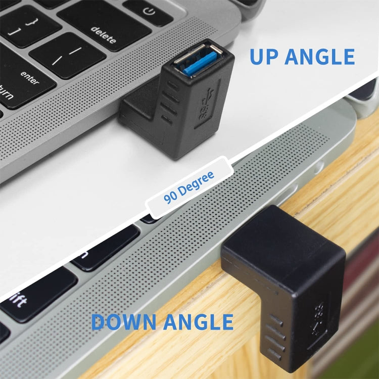 อะแดปเตอร์ USB 3.0 AM เป็น USB 3.0 AF, Down Angle AM to AF