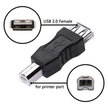 USB 2.0 A หญิงถึง B ชายอะแดปเตอร์ AF ถึง BM Converter สำหรับเครื่องพิมพ์