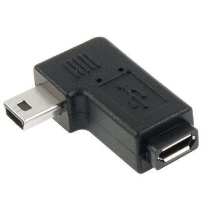 อะแดปเตอร์ Micro USB เป็น Mini USB 90 องศา, Mini USB Female