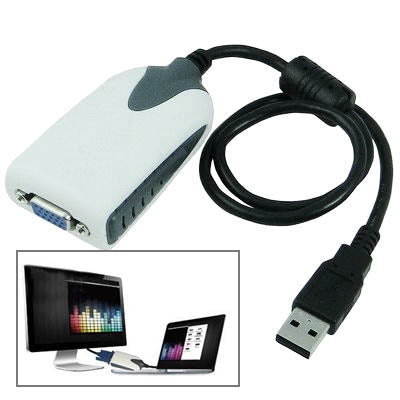 อะแดปเตอร์ USB เป็น VGA หลายจอภาพ / หลายจอแสดงผล ความละเอียด: 1680 x1050, USB 2.0 (Resolution: 1680 x1050)