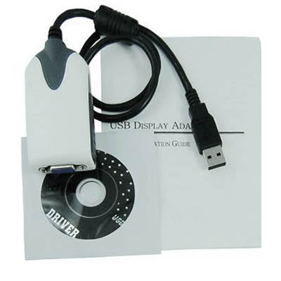 อะแดปเตอร์ USB เป็น VGA หลายจอภาพ / หลายจอแสดงผล ความละเอียด: 1680 x1050, USB 2.0 (Resolution: 1680 x1050)