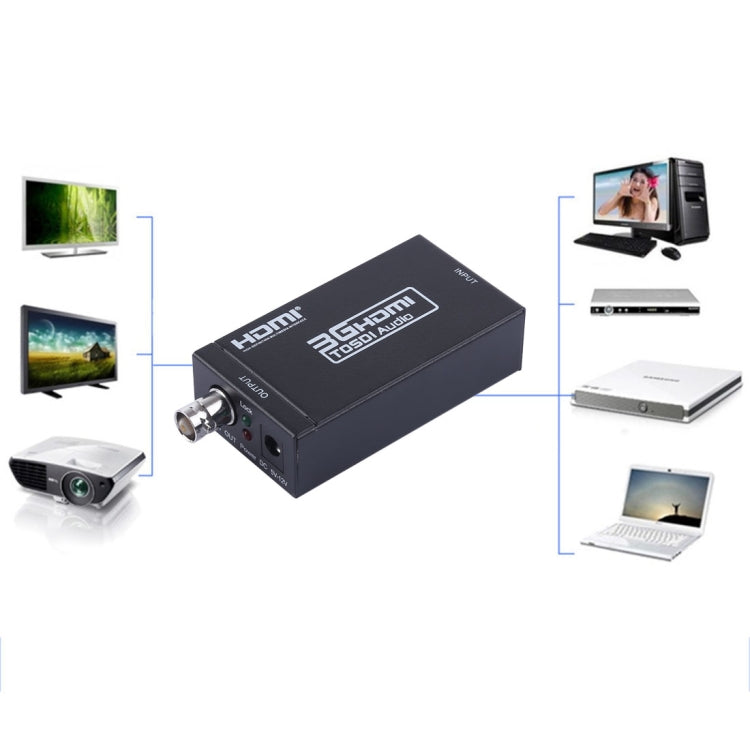 AY31 มินิ 3G ตัวแปลง HDMI เป็น SDI