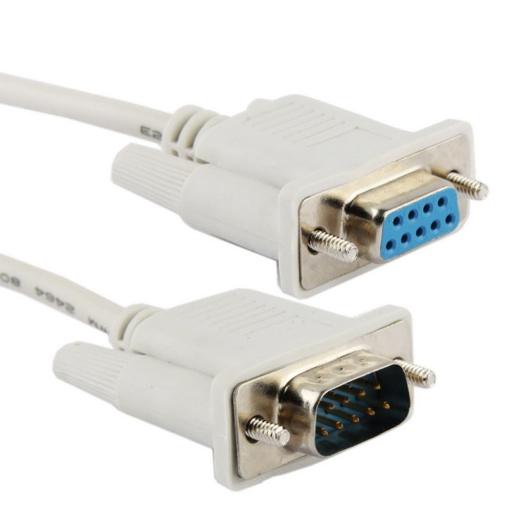 DB9 ชายกับหญิง RS232 9Pin Serial Extension Cable, ความยาว: 1.5 ม, RS232 Male to Male