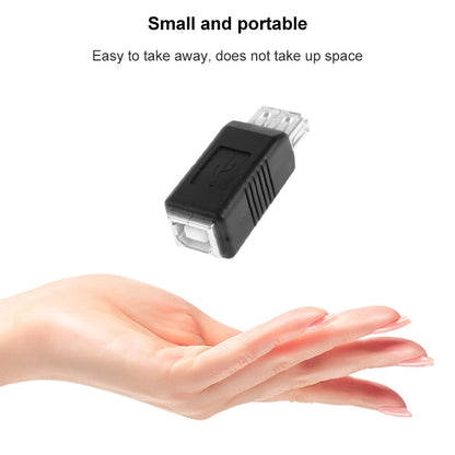 ตัวแปลงอะแดปเตอร์เครื่องพิมพ์ USB 2.0 AF เป็น BF, USB 2.0 AF (Black)
