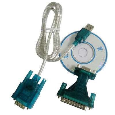 USB RS232 9 พินชาย & RS232 9P หญิง RS232 25 พินอะแดปเตอร์ชิปตัวเดียว, USB to RS232 with Single Chip