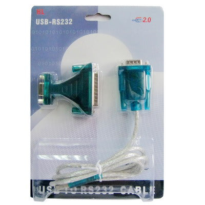 USB RS232 9 พินชาย & RS232 9P หญิง RS232 25 พินอะแดปเตอร์ชิปตัวเดียว, USB to RS232 with Single Chip
