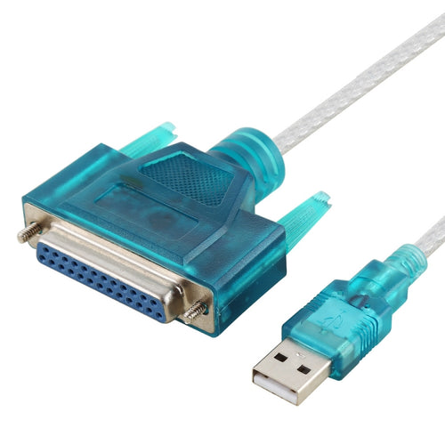 สาย USB 2.0 ถึง DB25 Pin Female ความยาว 1.5 ม, USB to DB25 Female (Blue)