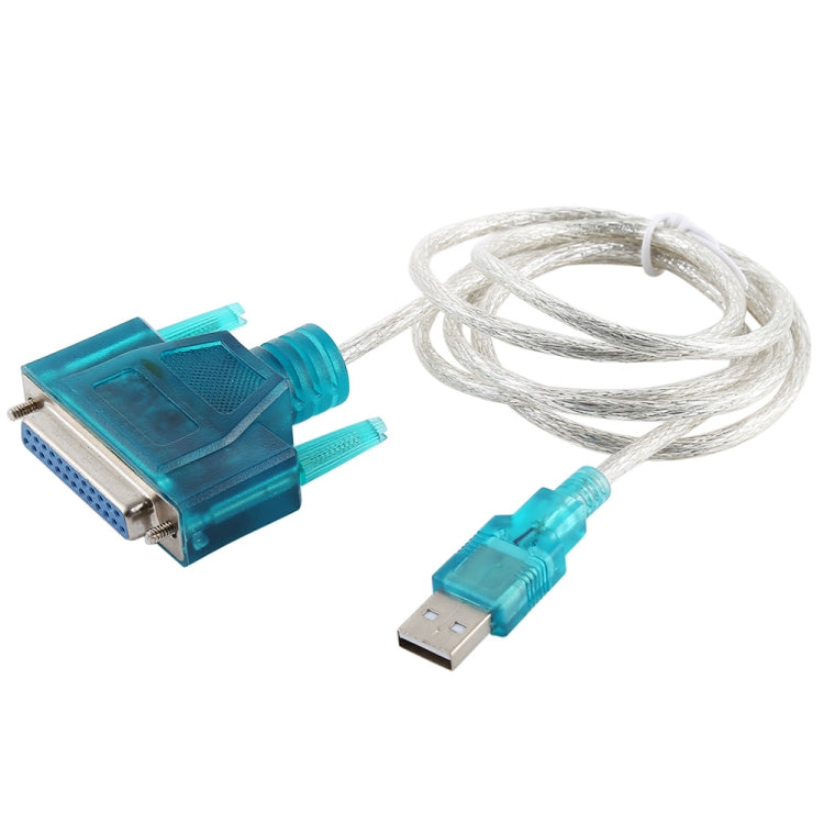 สาย USB 2.0 ถึง DB25 Pin Female ความยาว 1.5 ม, USB to DB25 Female (Blue)