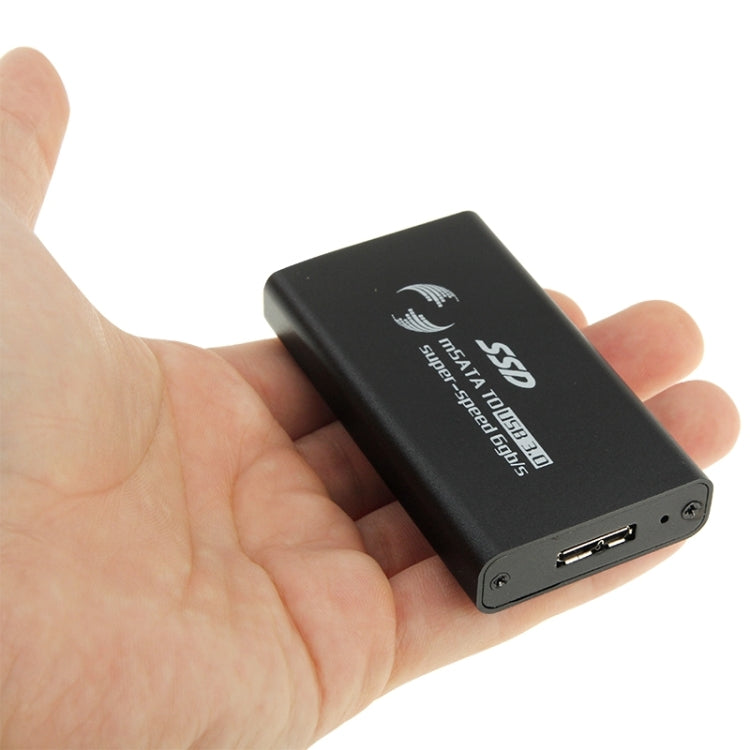 6gb/s mSATA Solid State Disk SSD เป็น USB 3.0 Hard Disk Case