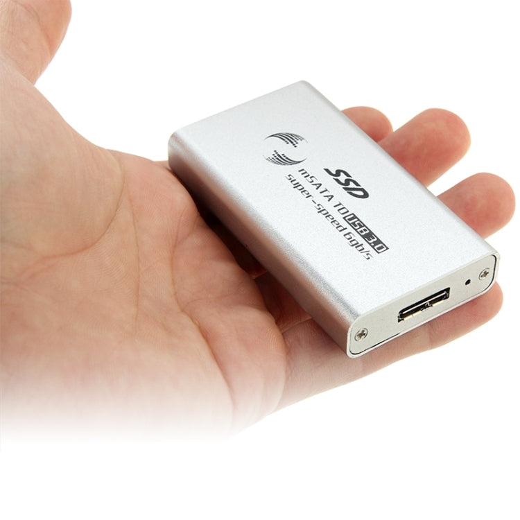 6gb/s mSATA Solid State Disk SSD เป็น USB 3.0 Hard Disk Case