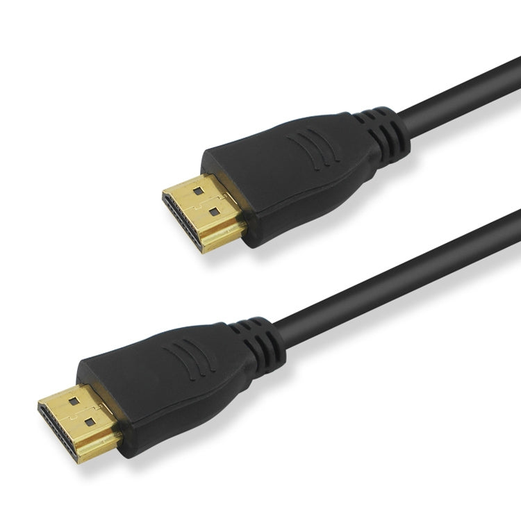 1 เมตร HDMI 19 พินชายกับสาย HDMI 19Pin ชาย, เวอร์ชัน 1.3, รองรับ HD TV / Xbox 360 / PS3 ฯลฯ (สีดำ + ชุบทอง), Gold Plated HDMI, Length: 1m