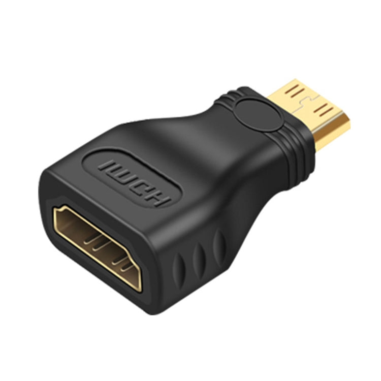 ชุบทองมินิ HDMI ชายกับอะแดปเตอร์หญิง HDMI 19 พิน, Mini HDMI Male to HDMI Female