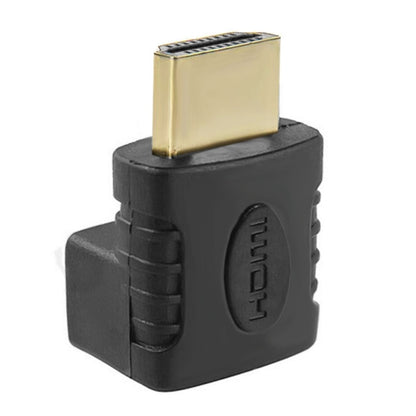 HDMI 19Pin ชายไป HDMI 19Pin หญิง 90 องศาอะแดปเตอร์ (Gold Plated), HDMI Male to Female