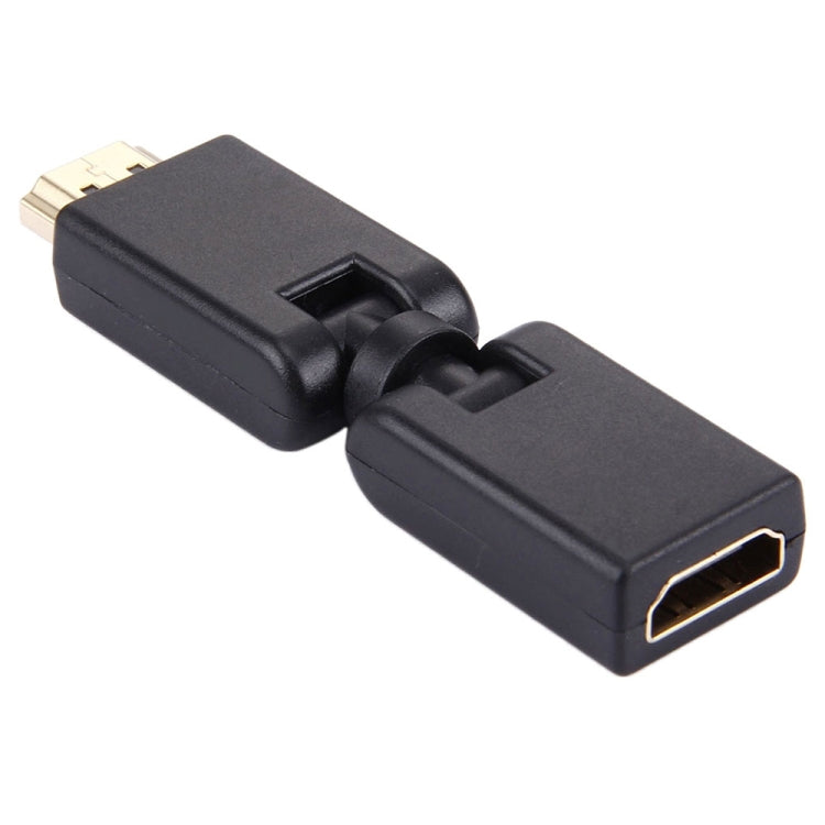 HDMI 19 พินอะแดปเตอร์หมุน 360 องศาชายกับหญิง (ชุบทอง)