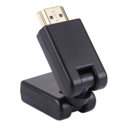 HDMI 19 พินอะแดปเตอร์หมุน 360 องศาชายกับหญิง (ชุบทอง)