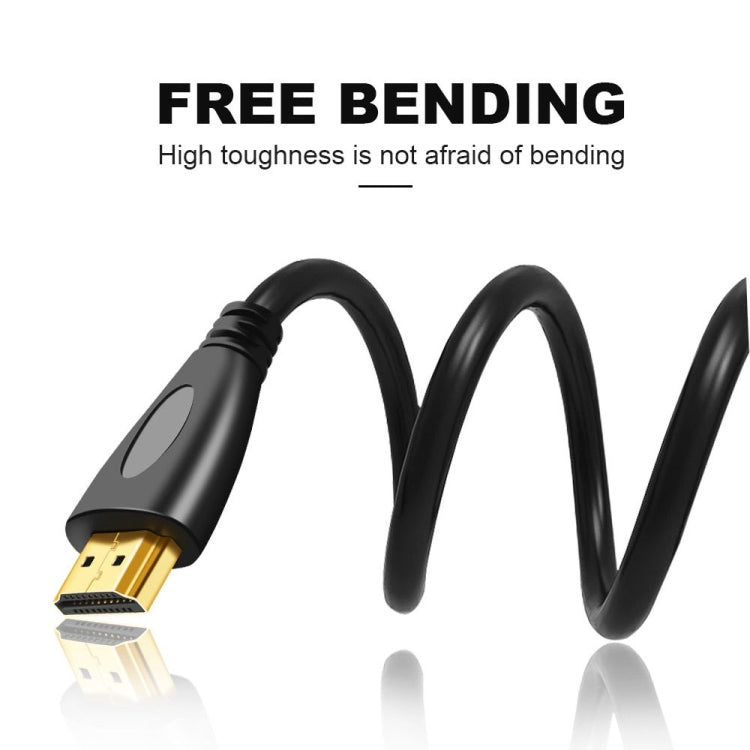 1 ม. ชุบทอง 3D 1080P Micro HDMI ชายกับสาย HDMI ชายสำหรับโทรศัพท์มือถือ, กล้อง, GoPro, Gold Plated Micro HDMI, Length: 1m