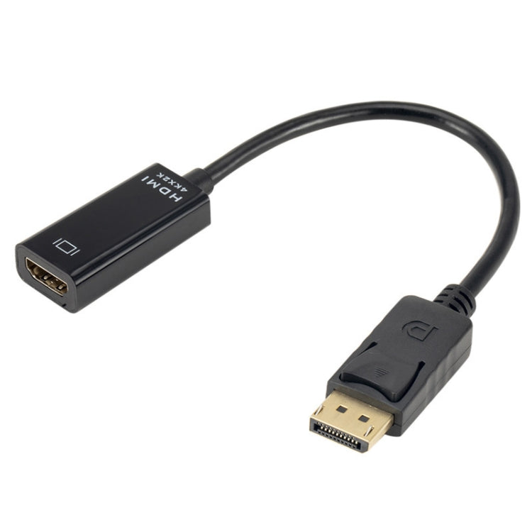UHD 4K DisplayPort ชายกับอะแดปเตอร์สายเคเบิลพอร์ตหญิง HDMI ความยาว: 20 ซม, DP to HDMI Black