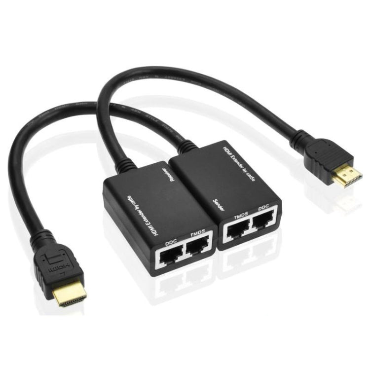 HDMI Extender ด้วยสาย LAN Cat5e / 6 30M / 1080P