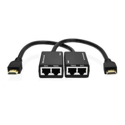 HDMI Extender ด้วยสาย LAN Cat5e / 6 30M / 1080P
