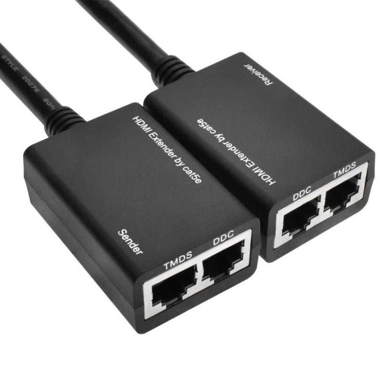 HDMI Extender ด้วยสาย LAN Cat5e / 6 30M / 1080P