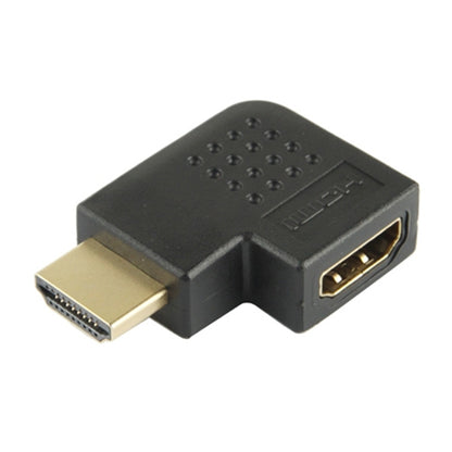 ชุบทอง HDMI 19 พินชายกับอะแดปเตอร์ HDMI 19 พินหญิงพร้อมมุม 90 องศา, HDMI Female to Male
