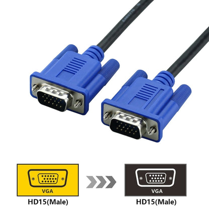 5เมตรที่มีคุณภาพสูงVGA 15PinชายกับVGA 15Pinชายเคเบิ้ลสำหรับจอแอลซีดี/โปรเจคเตอร์, 5m