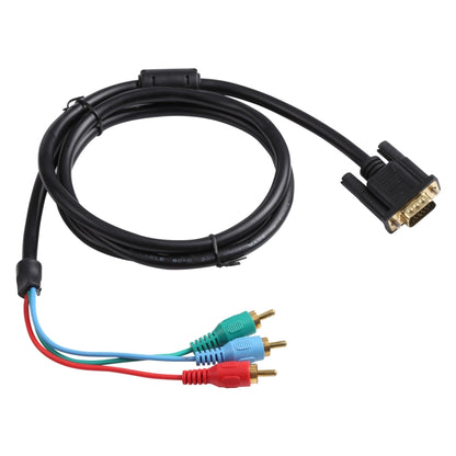 สาย VGA ถึง 3RCA RGB ยาว 1.5 ม, VGA to RGB