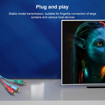 สาย VGA ถึง 3RCA RGB ยาว 1.5 ม, VGA to RGB