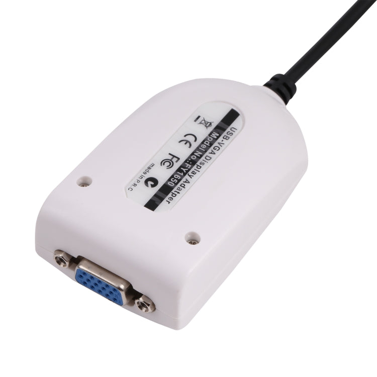 อะแดปเตอร์ USB เป็น VGA หลายจอภาพ / หลายจอแสดงผล การ์ดกราฟิกภายนอก USB 2.0, USB 2.0