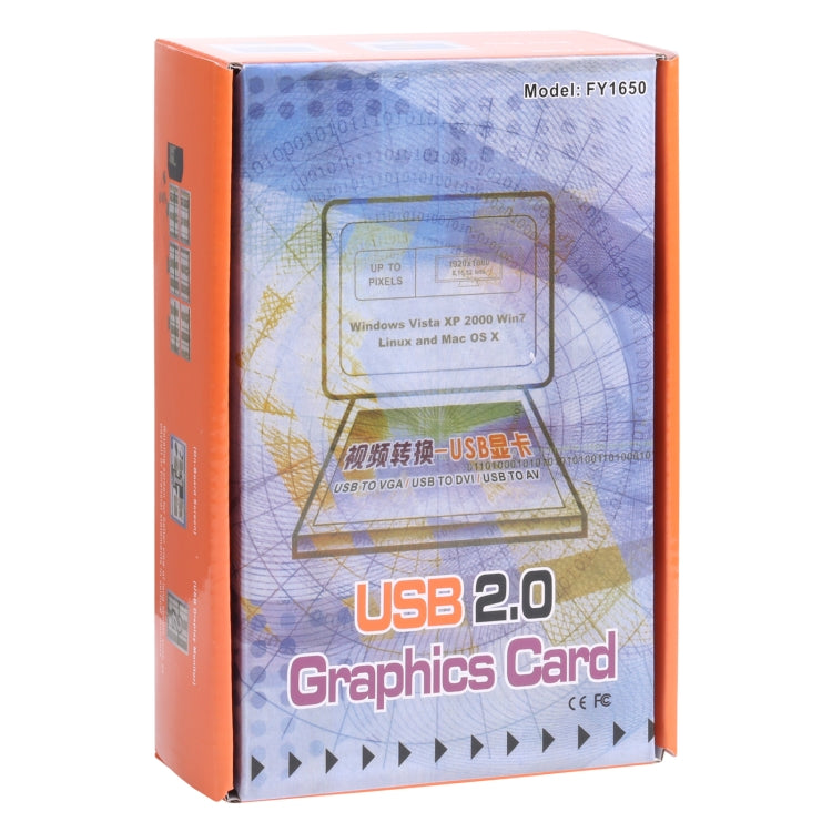 อะแดปเตอร์ USB เป็น VGA หลายจอภาพ / หลายจอแสดงผล การ์ดกราฟิกภายนอก USB 2.0, USB 2.0