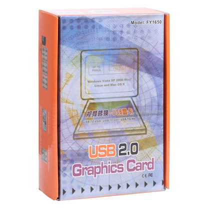 อะแดปเตอร์ USB เป็น VGA หลายจอภาพ / หลายจอแสดงผล การ์ดกราฟิกภายนอก USB 2.0, USB 2.0