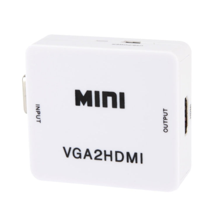 1080P มินิ VGA เป็น HDMI Audio Video Converter สำหรับ HDTV, PC, แล็ปท็อปและ DVD, Mini VGA to HDMI