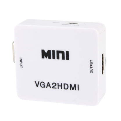 1080P มินิ VGA เป็น HDMI Audio Video Converter สำหรับ HDTV, PC, แล็ปท็อปและ DVD, Mini VGA to HDMI