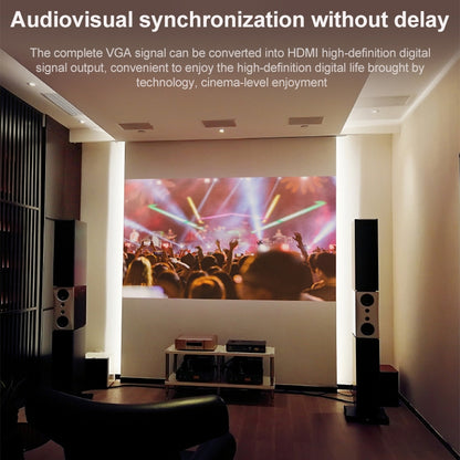 อะแดปเตอร์ VGA เป็น HDMI Full HD 1080P, เวอร์ชัน 1.3 HDMI มาตรฐาน, 1.3 Version HDMI