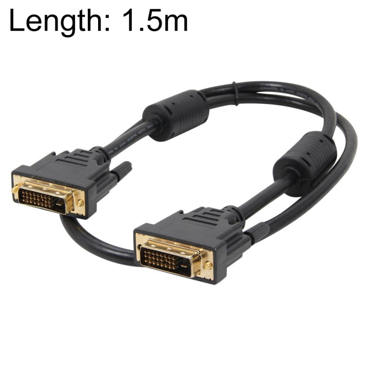 สายเคเบิลตัวผู้ DVI 24+1P ตัวผู้เป็น DVI 24+1P ความยาว: 1.5 ม