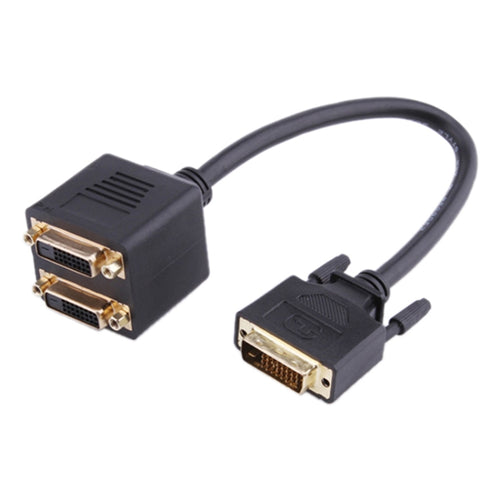 อะแดปเตอร์เคเบิล DVI Male to 2 DVI Female 24+1 ความยาว: 30 ซม, 2 DVI 24+1 Pin Female