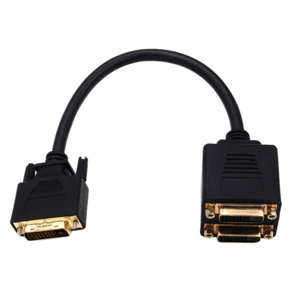 อะแดปเตอร์เคเบิล DVI Male to 2 DVI Female 24+1 ความยาว: 30 ซม, 2 DVI 24+1 Pin Female