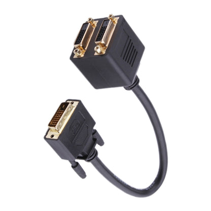 อะแดปเตอร์เคเบิล DVI Male to 2 DVI Female 24+1 ความยาว: 30 ซม, 2 DVI 24+1 Pin Female