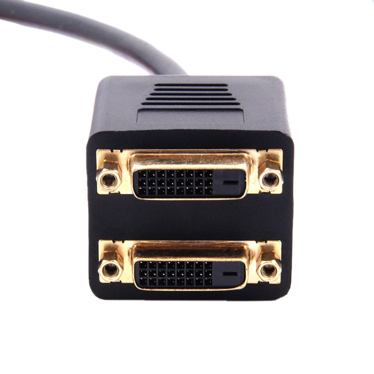 อะแดปเตอร์เคเบิล DVI Male to 2 DVI Female 24+1 ความยาว: 30 ซม, 2 DVI 24+1 Pin Female