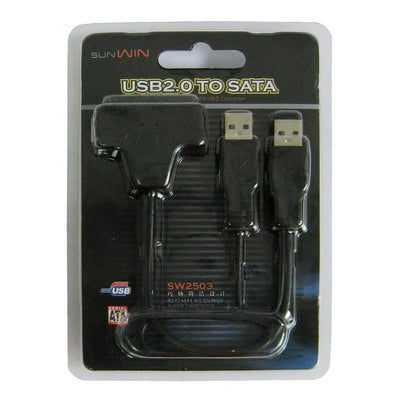 USB 2.0 เป็นตัวแปลง HDD Serial ATA และถังเก็บ HDD ขนาด 2.5 นิ้ว, Blue