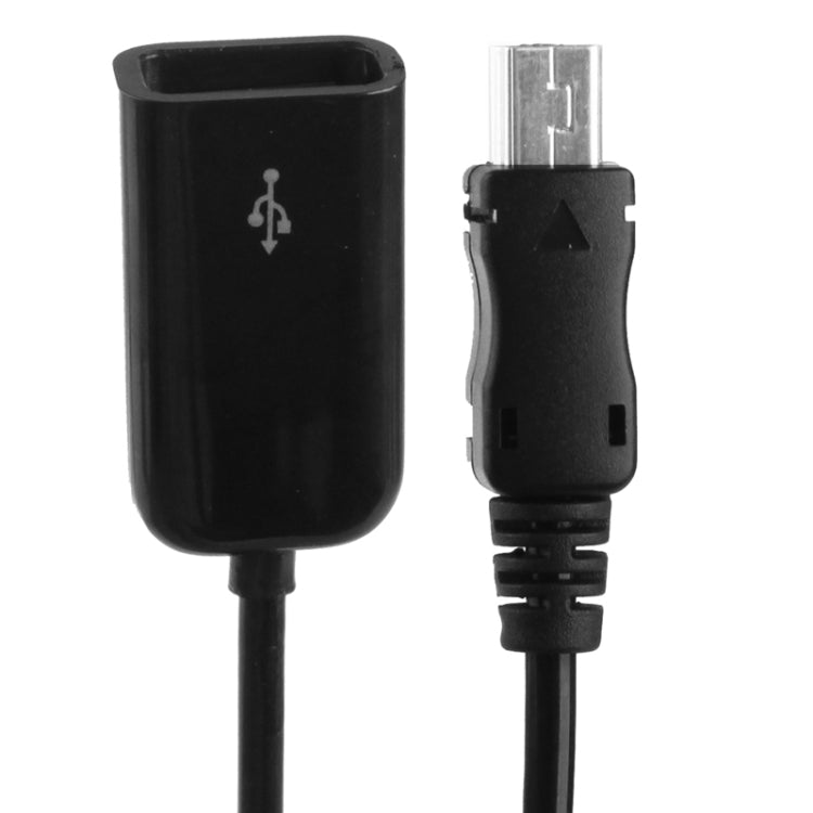 มินิ 5 พิน USB เป็น USB 2.0 AF คอยล์เคเบิล / เคเบิลสปริงพร้อมฟังก์ชัน OTG ความยาว: 22 ซม. (สามารถขยายได้สูงสุด 85 ซม.), Mini USB to USB AF, Length: 85cm