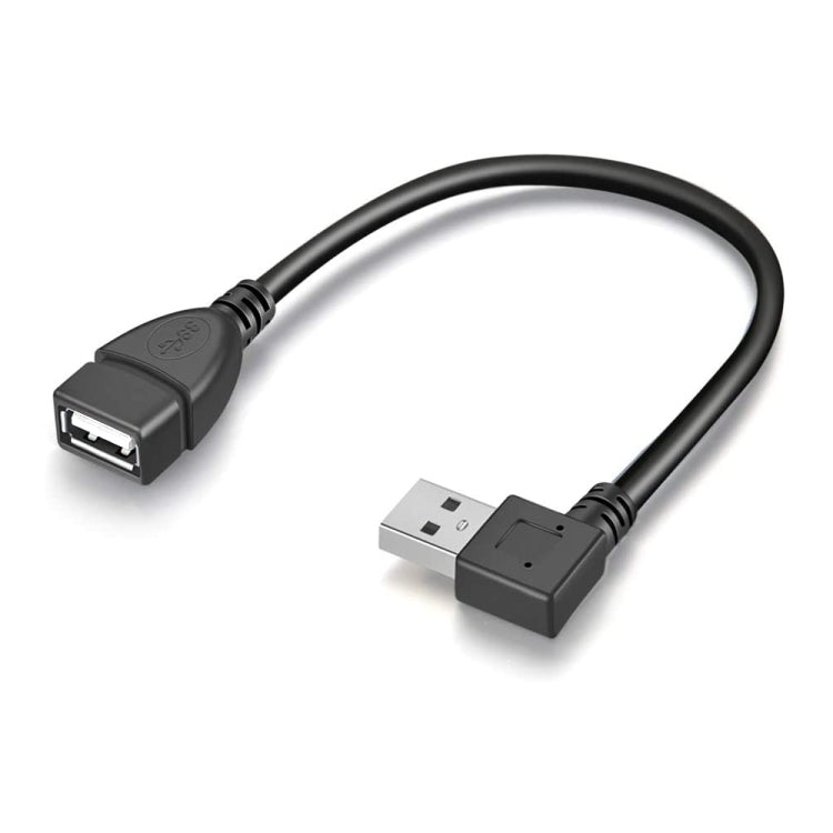 สายแปลง USB 2.0 AM เป็น AF 90 องศา ความยาว 25 ซม