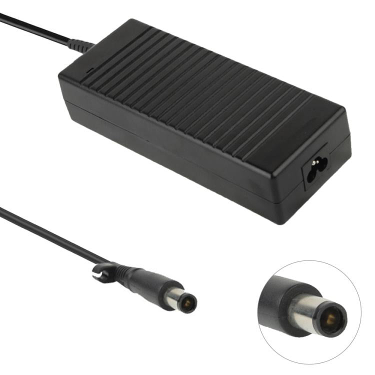 อะแดปเตอร์ AC 19V 7.1A สำหรับโน้ตบุ๊ก HP COMPAQ, ปลายเอาต์พุต: 7.4 x 5.0 มม., 19V 7.1A